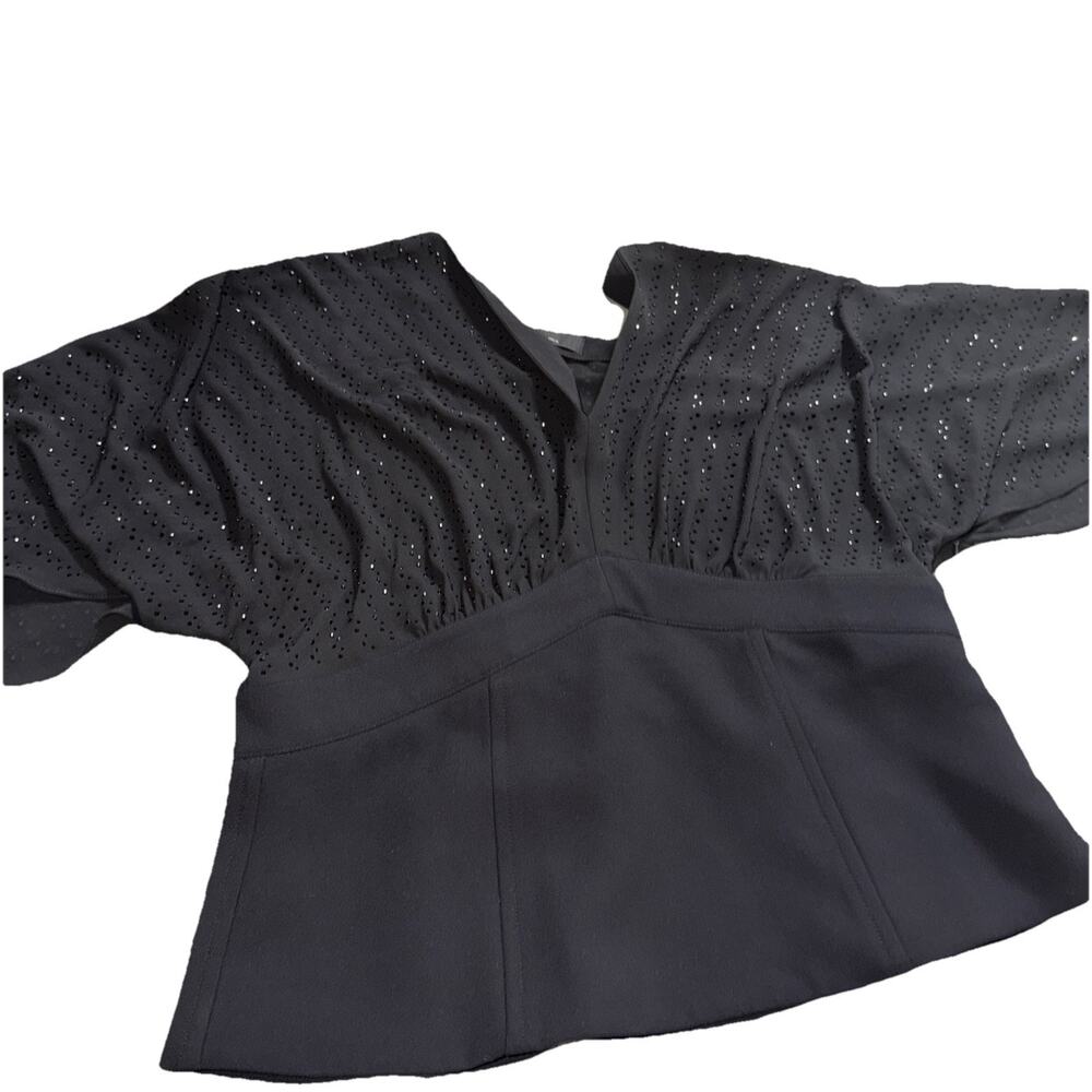 White House Black Market Embellished Corset Blouse Size 12 (Y21) - Picture 4 of 5